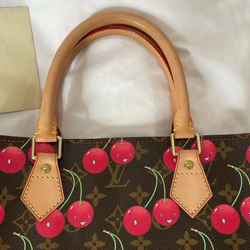 Takashi Murakami X Louis Vuitton Monogram Cerises Sac Plat - Picture 6 of 17